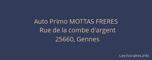 Auto Primo MOTTAS FRERES