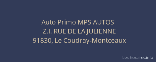 Auto Primo MPS AUTOS