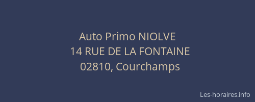 Auto Primo NIOLVE