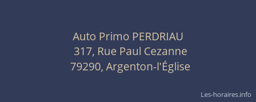 Auto Primo PERDRIAU
