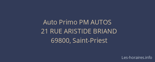 Auto Primo PM AUTOS