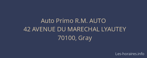 Auto Primo R.M. AUTO