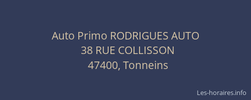 Auto Primo RODRIGUES AUTO