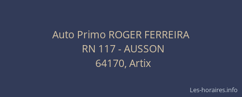 Auto Primo ROGER FERREIRA