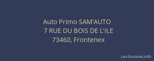 Auto Primo SAM'AUTO