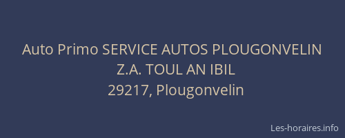 Auto Primo SERVICE AUTOS PLOUGONVELIN