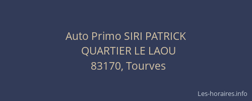 Auto Primo SIRI PATRICK