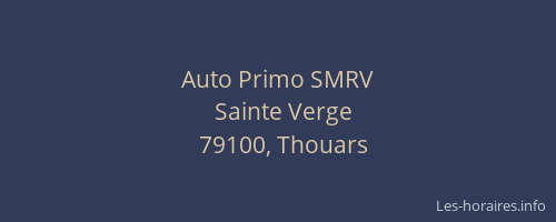 Auto Primo SMRV