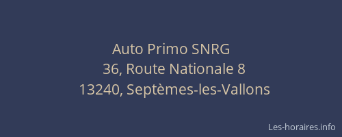 Auto Primo SNRG