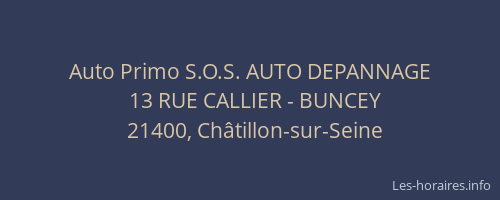 Auto Primo S.O.S. AUTO DEPANNAGE