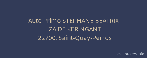 Auto Primo STEPHANE BEATRIX
