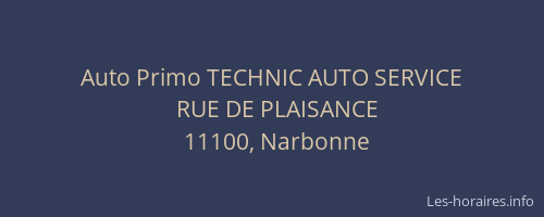 Auto Primo TECHNIC AUTO SERVICE
