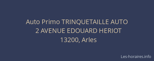 Auto Primo TRINQUETAILLE AUTO