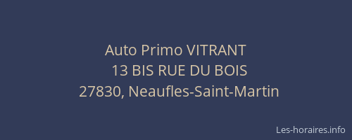 Auto Primo VITRANT