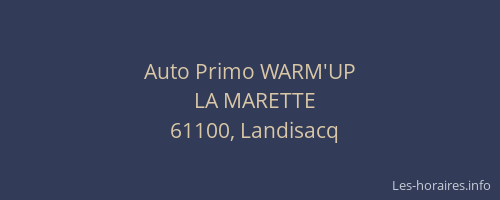 Auto Primo WARM'UP