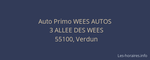 Auto Primo WEES AUTOS