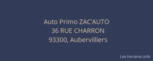 Auto Primo ZAC'AUTO
