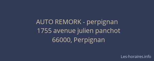 AUTO REMORK - perpignan