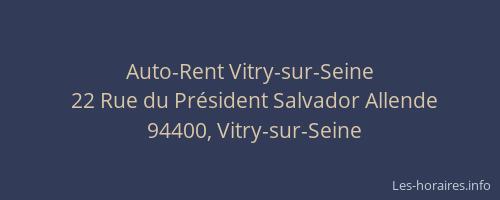 Auto-Rent Vitry-sur-Seine