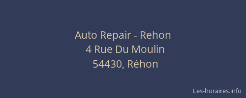 Auto Repair - Rehon