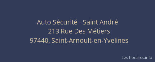 Auto S&eacute;curit&eacute; - Saint Andr&eacute;