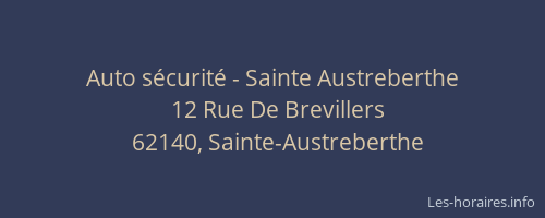Auto s&eacute;curit&eacute; - Sainte Austreberthe