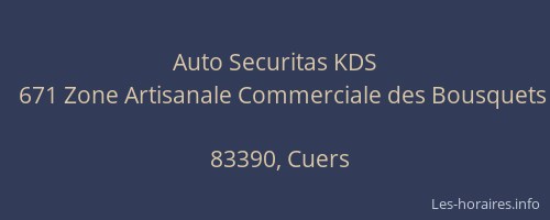 Auto Securitas KDS