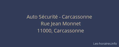 Auto Sécurité - Carcassonne