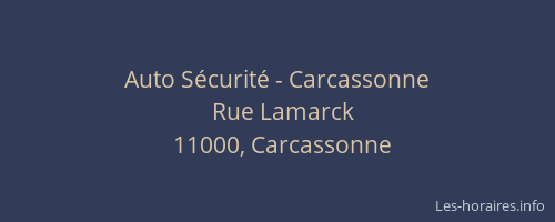 Auto Sécurité - Carcassonne