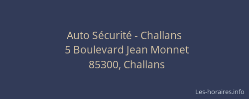 Auto Sécurité - Challans