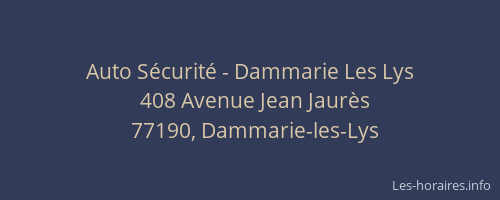 Auto Sécurité - Dammarie Les Lys