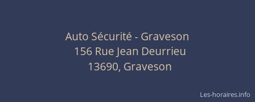 Auto Sécurité - Graveson