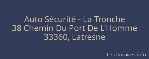 Auto Sécurité - La Tronche