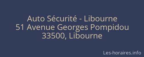 Auto Sécurité - Libourne