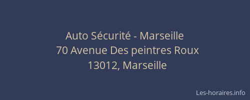 Auto Sécurité - Marseille