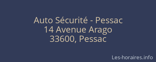Auto Sécurité - Pessac