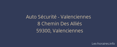 Auto Sécurité - Valenciennes
