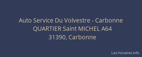 Auto Service Du Volvestre - Carbonne