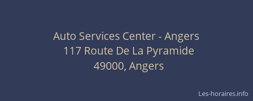 Auto Services Center - Angers