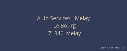 Auto Services - Melay