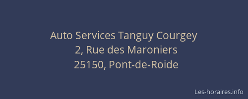 Auto Services Tanguy Courgey