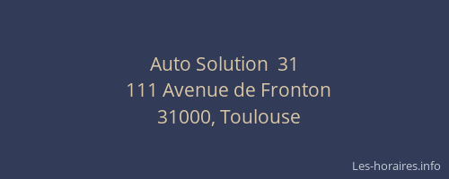 Auto Solution  31