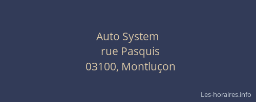 Auto System