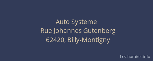 Auto Systeme