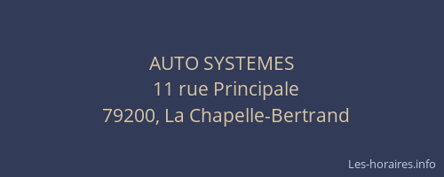 AUTO SYSTEMES