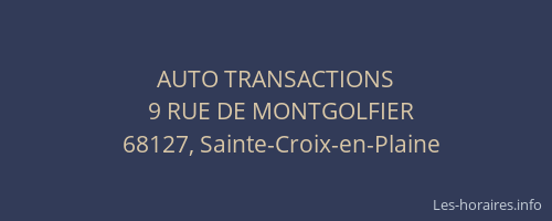 AUTO TRANSACTIONS
