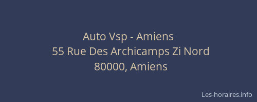 Auto Vsp - Amiens