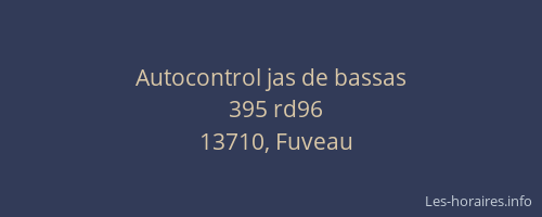Autocontrol jas de bassas