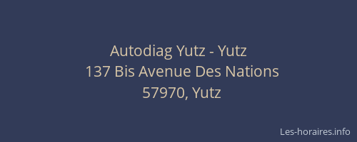 Autodiag Yutz - Yutz