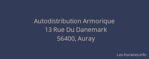 Autodistribution Armorique